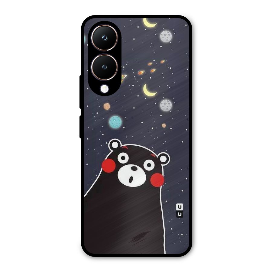 Space Bear Metal Back Case for Vivo Y28