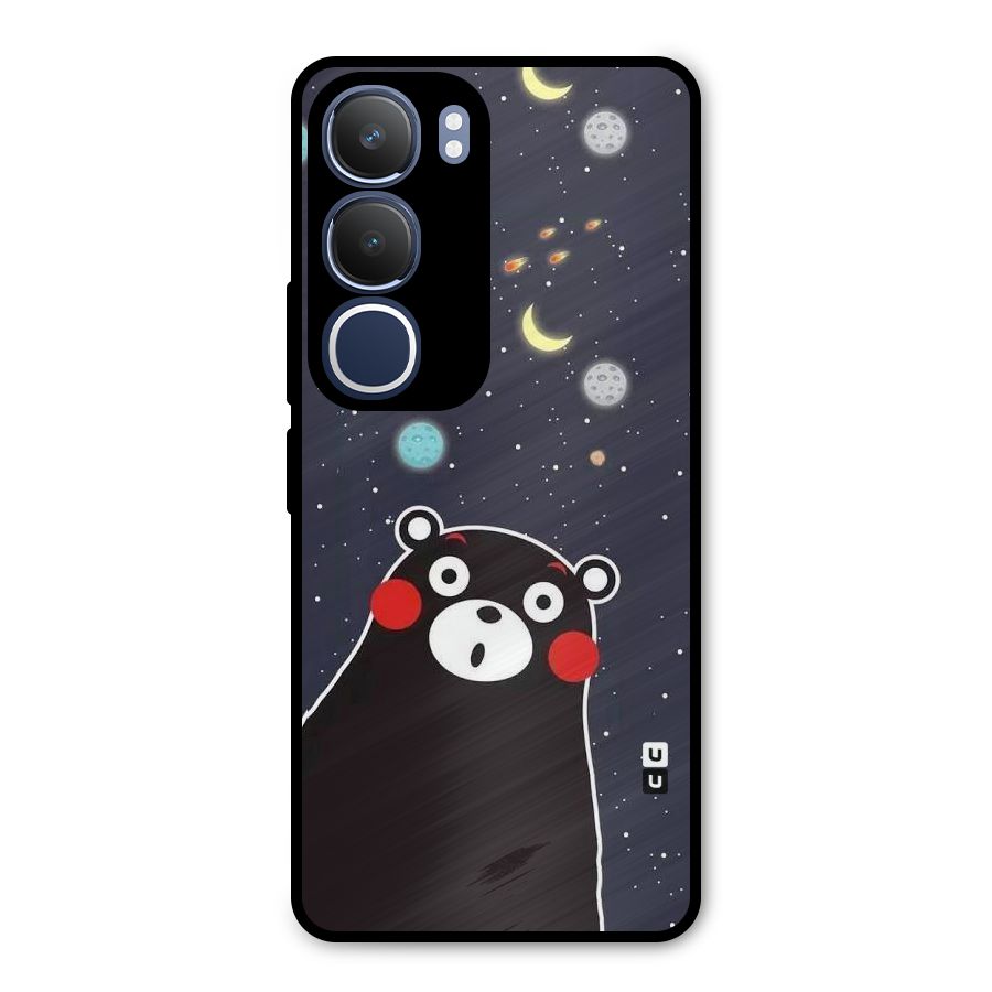 Space Bear Metal Back Case for Vivo Y29