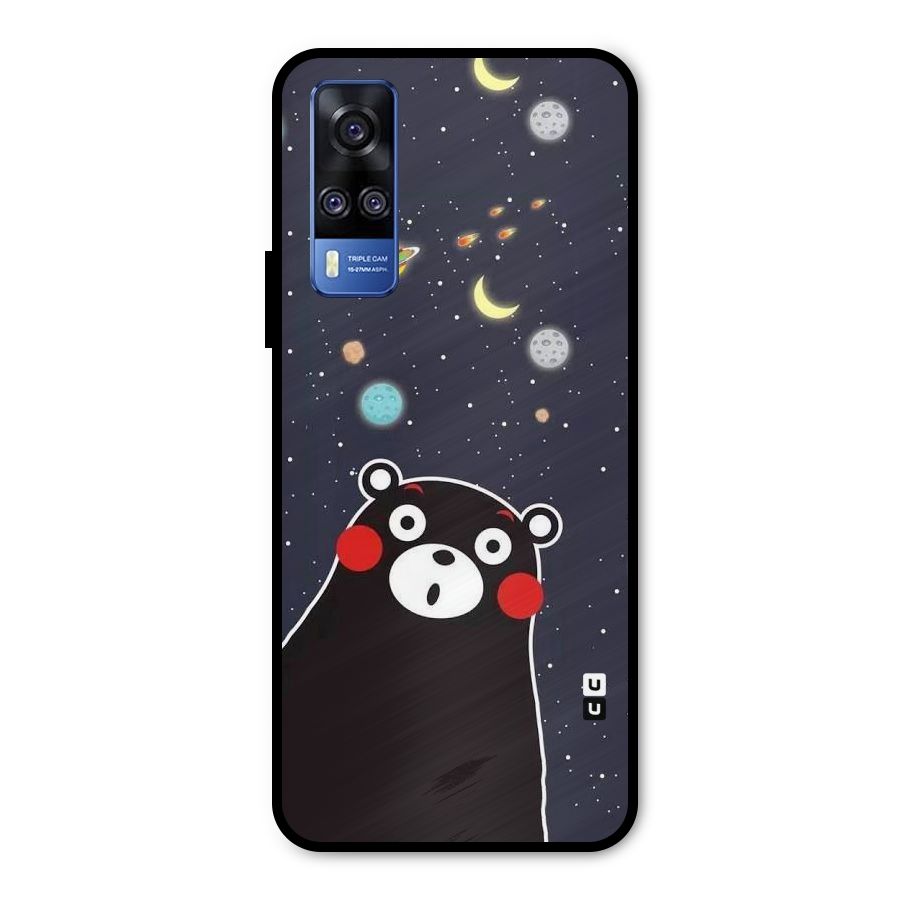 Space Bear Metal Back Case for Vivo Y31