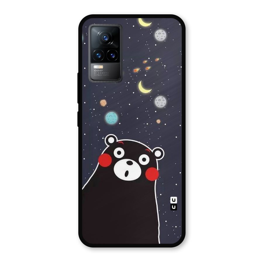 Space Bear Metal Back Case for Vivo Y73