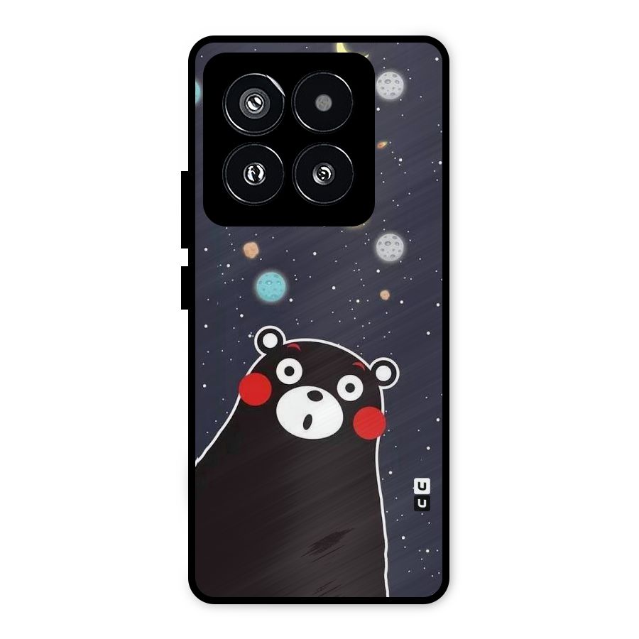 Space Bear Metal Back Case for Xiaomi 14 Pro