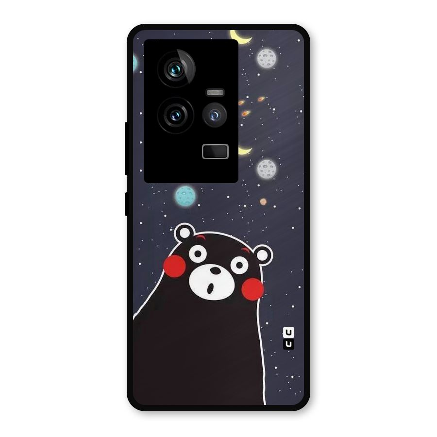Space Bear Metal Back Case for iQOO 11 5G