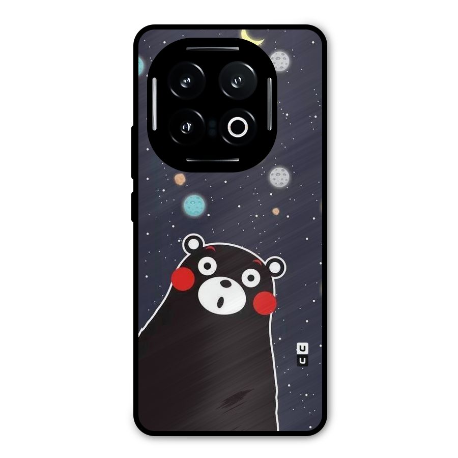 Space Bear Metal Back Case for iQOO 13