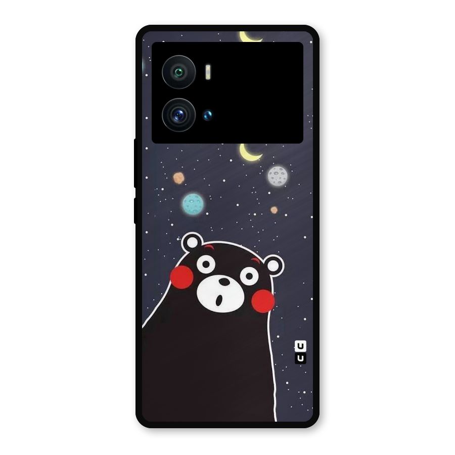 Space Bear Metal Back Case for iQOO 9 Pro