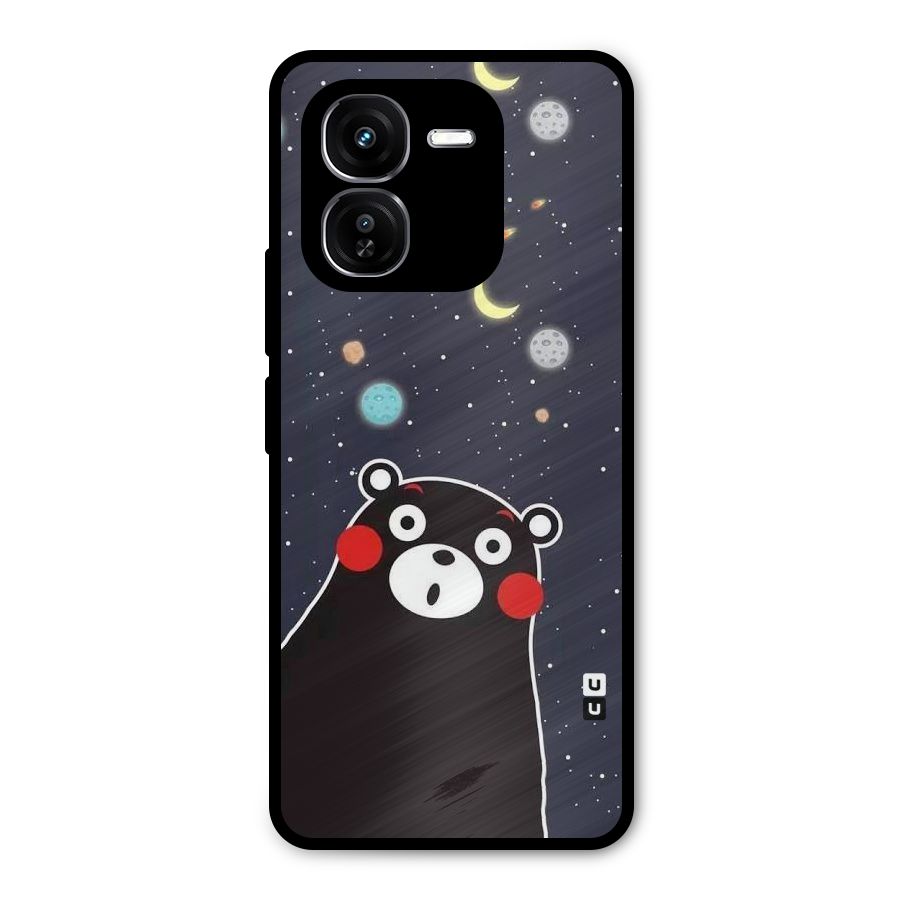 Space Bear Metal Back Case for iQOO Z9x