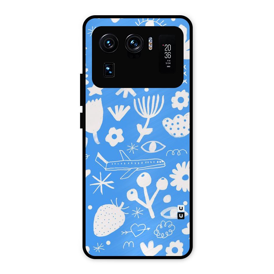 Space Blue Pattern Metal Back Case for Mi 11 Ultra