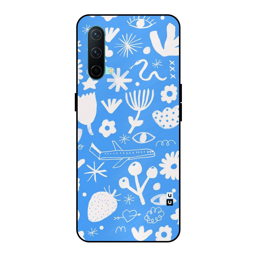 Space Blue Pattern Metal Back Case for OnePlus Nord CE 5G