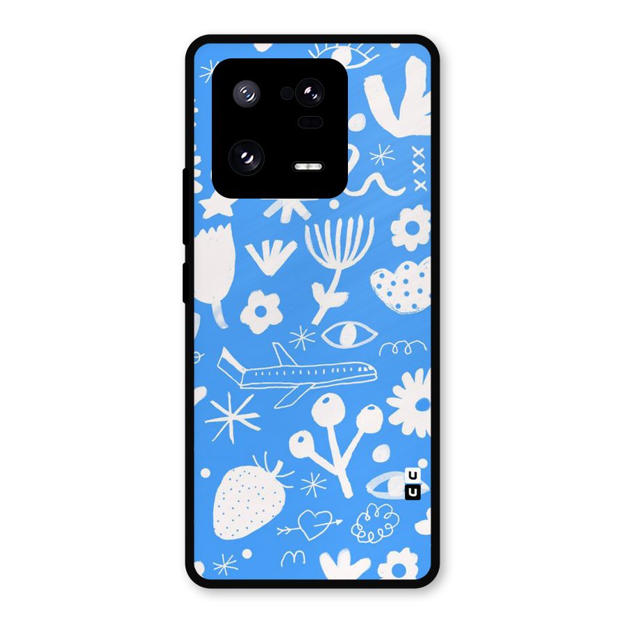 Space Blue Pattern Metal Back Case for Xiaomi 13 Pro