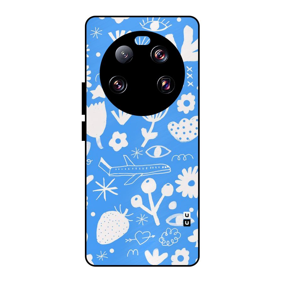 Space Blue Pattern Metal Back Case for Xiaomi 13 Ultra