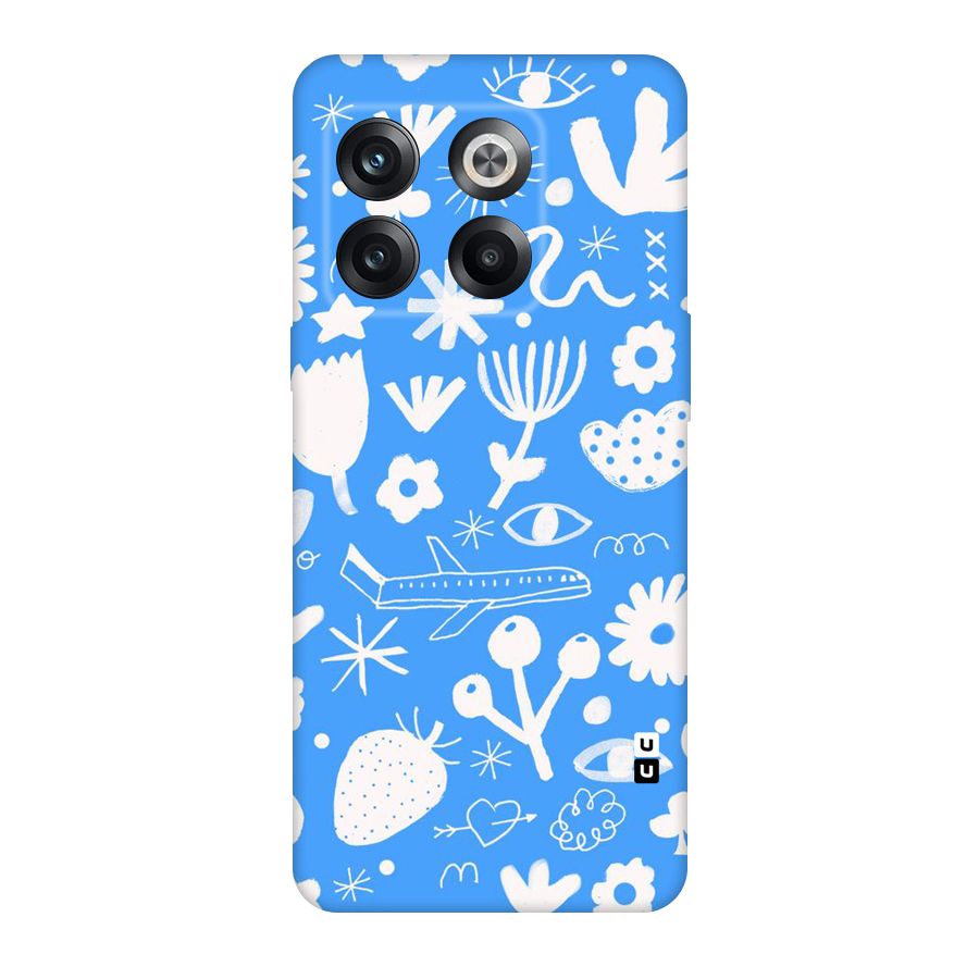 Space Blue Pattern Original Polycarbonate Back Case for OnePlus 10T