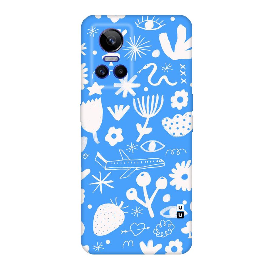 Space Blue Pattern Original Polycarbonate Back Case for Realme GT Neo 3