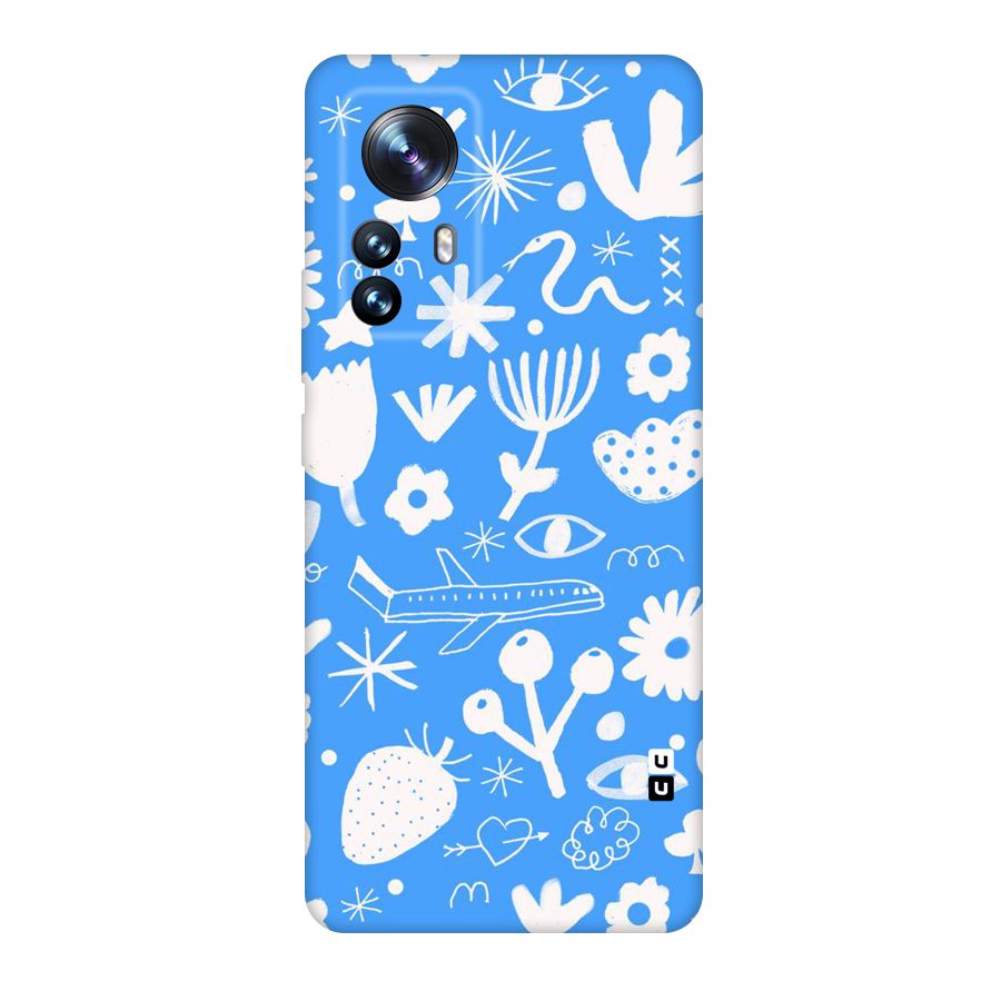 Space Blue Pattern Original Polycarbonate Back Case for Xiaomi 12 Pro