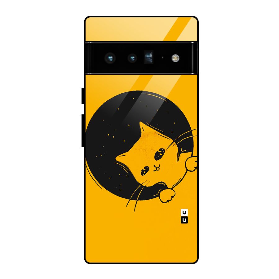 Space Cat Glass Back Case for Google Pixel 6 Pro