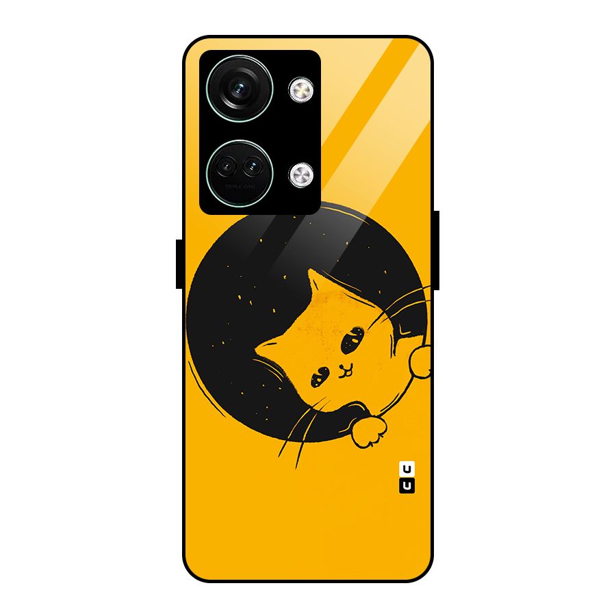 Space Cat Glass Back Case for Oneplus Nord 3