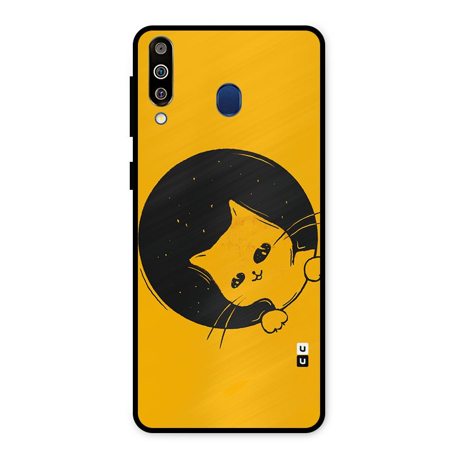 Space Cat Metal Back Case for Galaxy M30