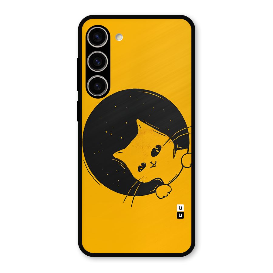 Space Cat Metal Back Case for Galaxy S23 Plus
