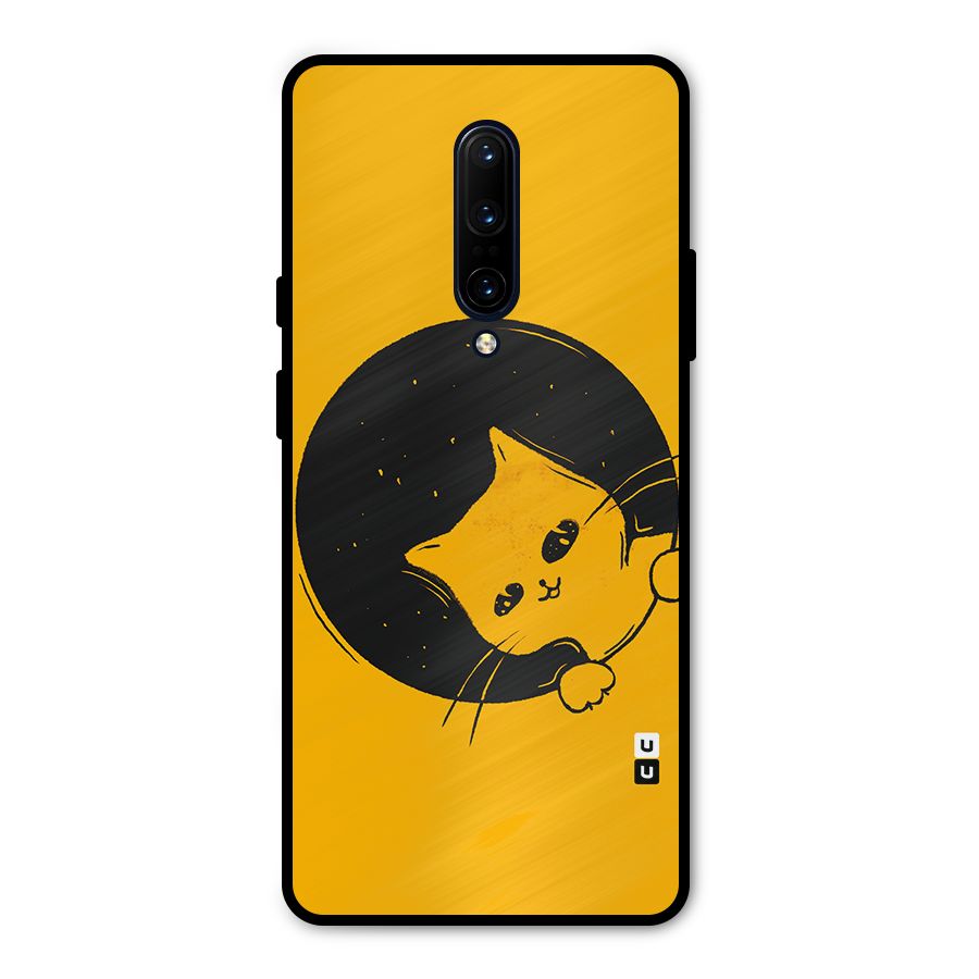 Space Cat Metal Back Case for OnePlus 7 Pro