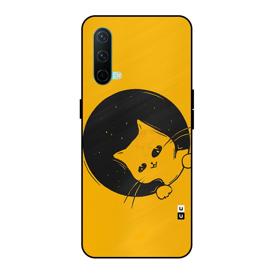 Space Cat Metal Back Case for OnePlus Nord CE 5G