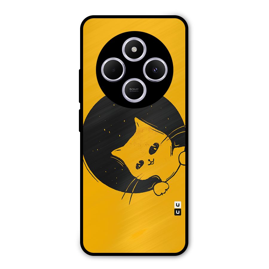 Space Cat Metal Back Case for Poco M7