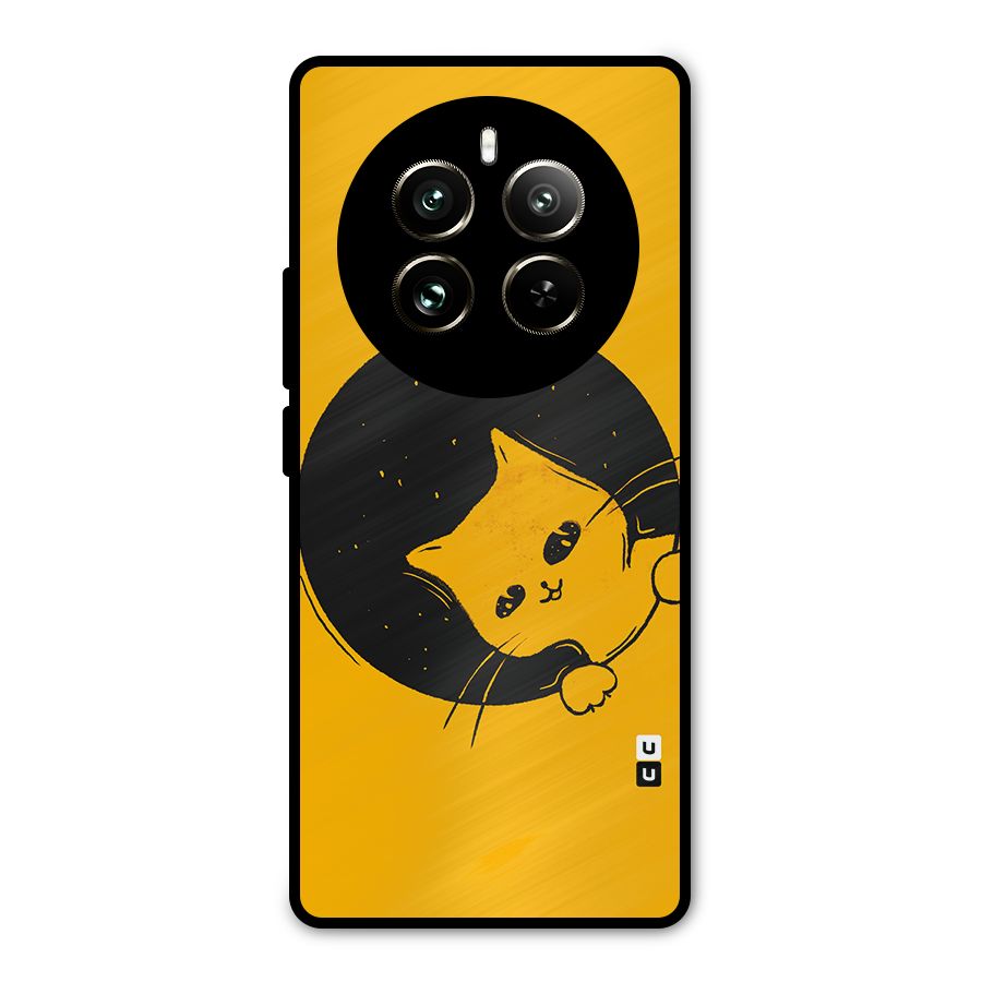 Space Cat Metal Back Case for Realme 12 Pro
