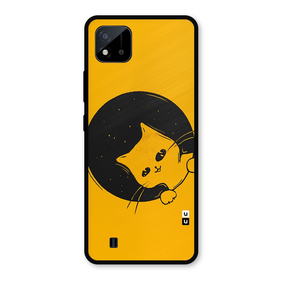 Space Cat Metal Back Case for Realme C11 2021