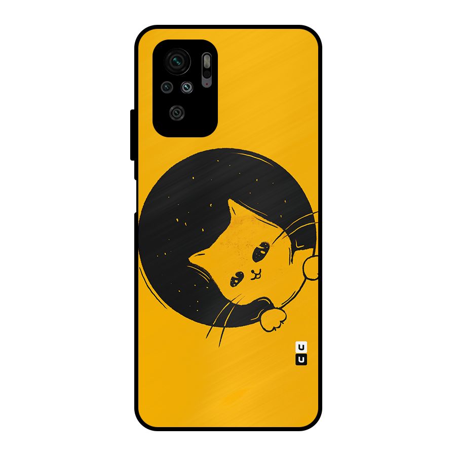 Space Cat Metal Back Case for Redmi Note 10S