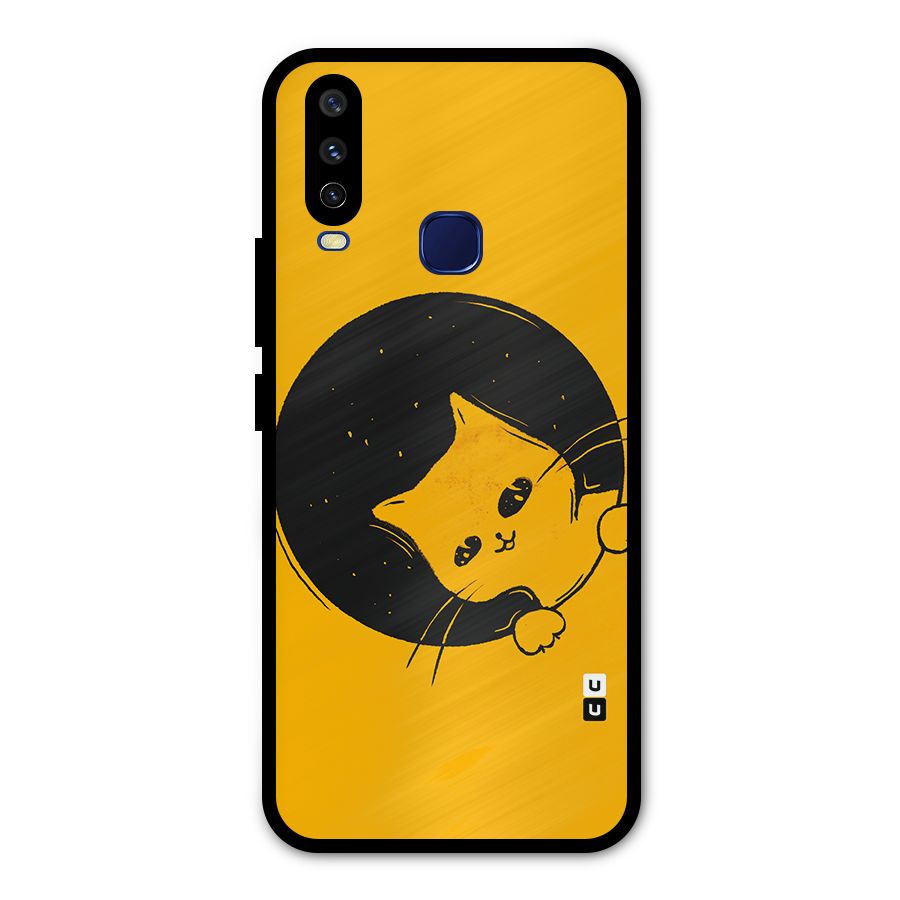 Space Cat Metal Back Case for Vivo V17