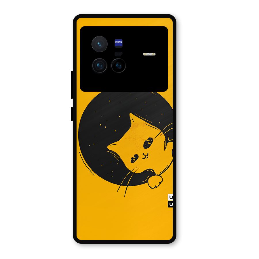 Space Cat Metal Back Case for Vivo X80