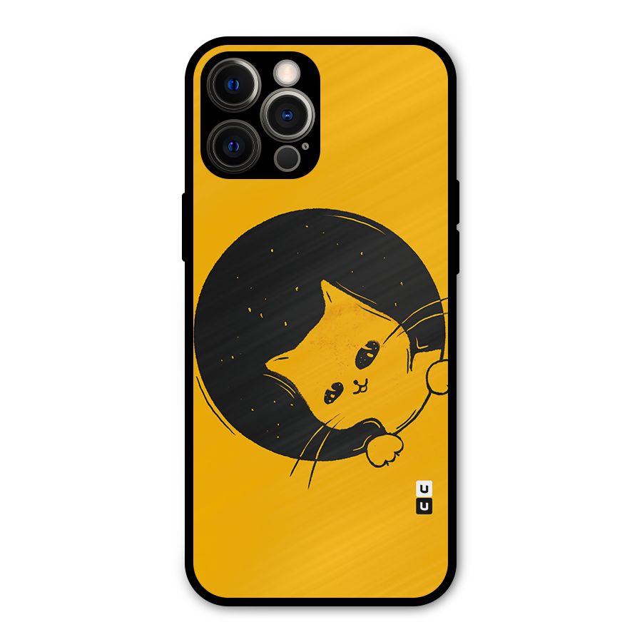 Space Cat Metal Back Case for iPhone 12 Pro Max