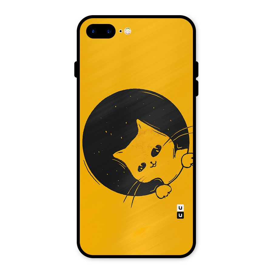 Space Cat Metal Back Case for iPhone 7 Plus