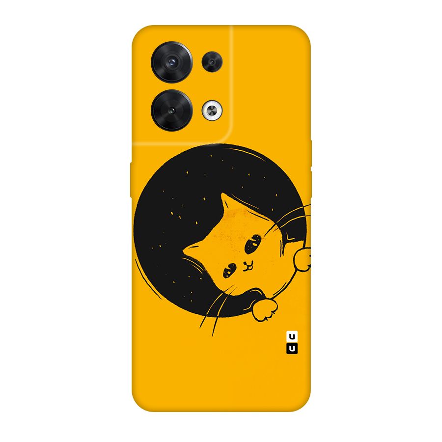 Space Cat Original Polycarbonate Back Case for Oppo Reno8 5G
