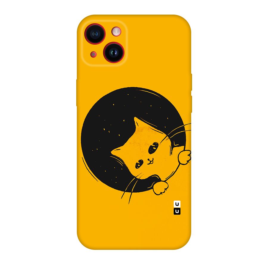 Space Cat Original Polycarbonate Back Case for iPhone 14 Plus