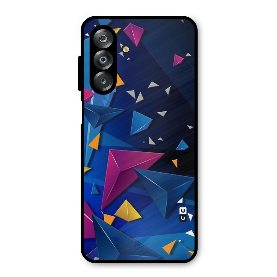 Space Colored Triangles Metal Back Case for Galaxy A26