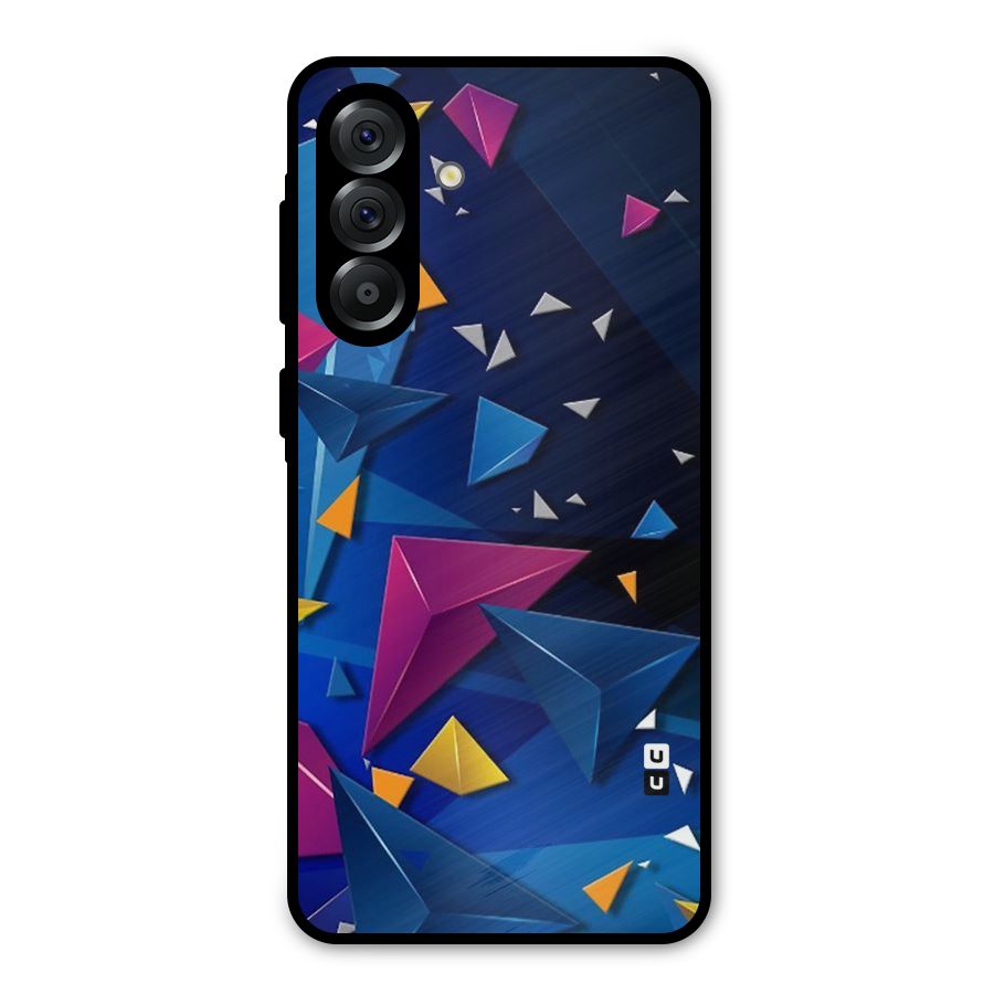 Space Colored Triangles Metal Back Case for Galaxy A56