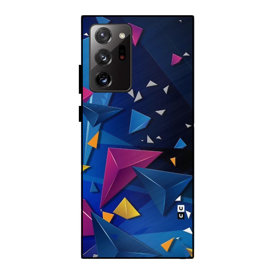 Space Colored Triangles Metal Back Case for Galaxy Note 20 Ultra
