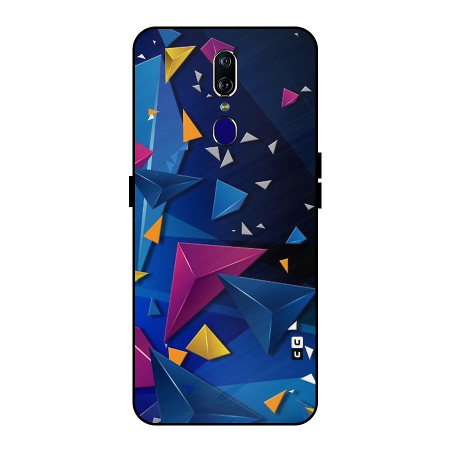 Space Colored Triangles Metal Back Case for Oppo F11