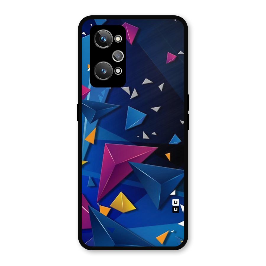 Space Colored Triangles Metal Back Case for Realme GT Neo2