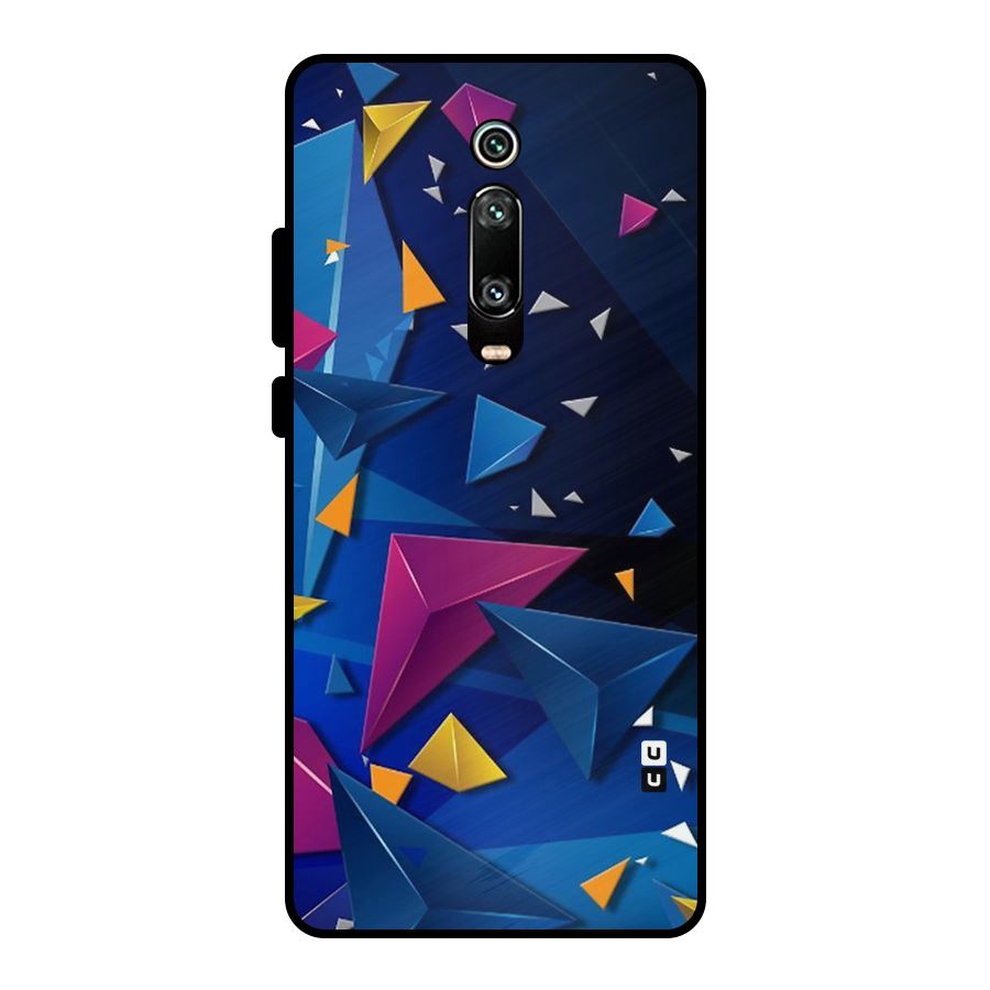 Space Colored Triangles Metal Back Case for Redmi K20 Pro