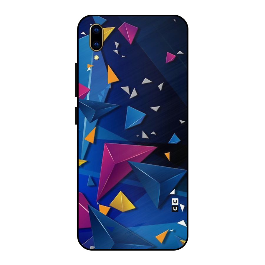 Space Colored Triangles Metal Back Case for Vivo V11 Pro