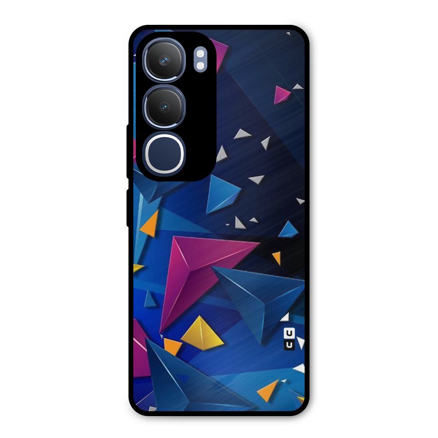 Space Colored Triangles Metal Back Case for Vivo Y29
