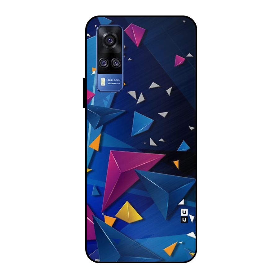 Space Colored Triangles Metal Back Case for Vivo Y51