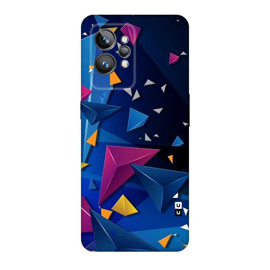Space Colored Triangles Original Polycarbonate Back Case for Realme GT2 Pro