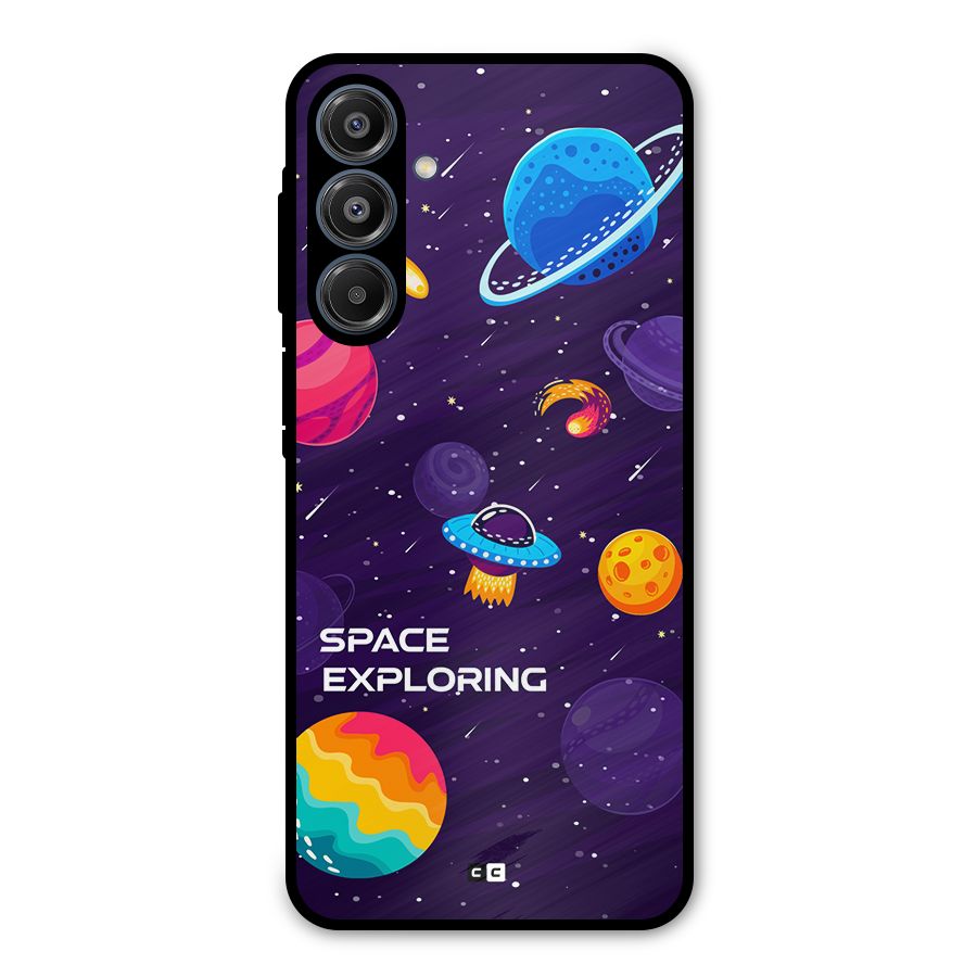 Space Exploring Metal Back Case for Galaxy A16 5G
