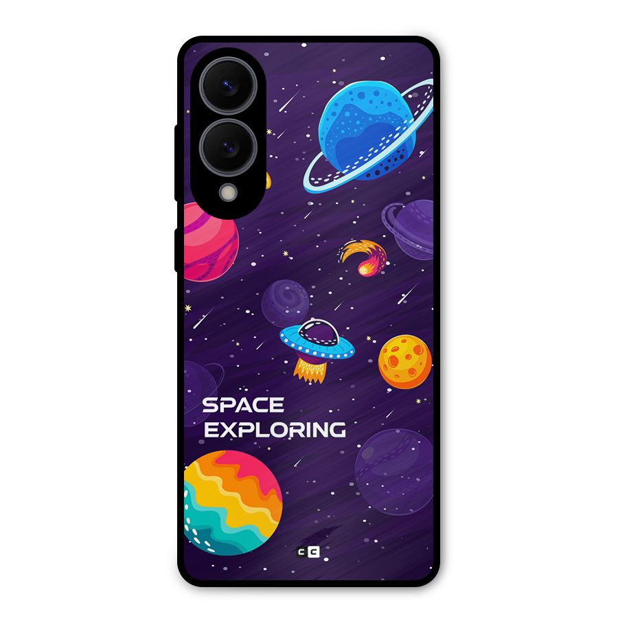 Space Exploring Metal Back Case for Galaxy S25 Edge