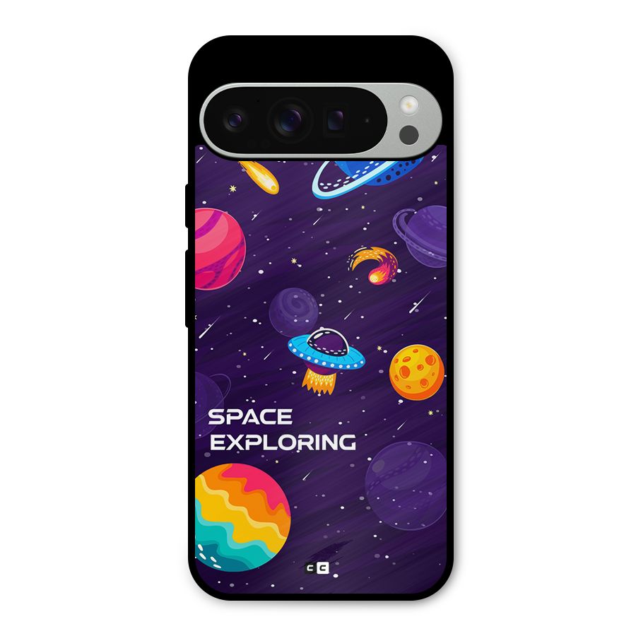 Space Exploring Metal Back Case for Google Pixel 9 Pro XL