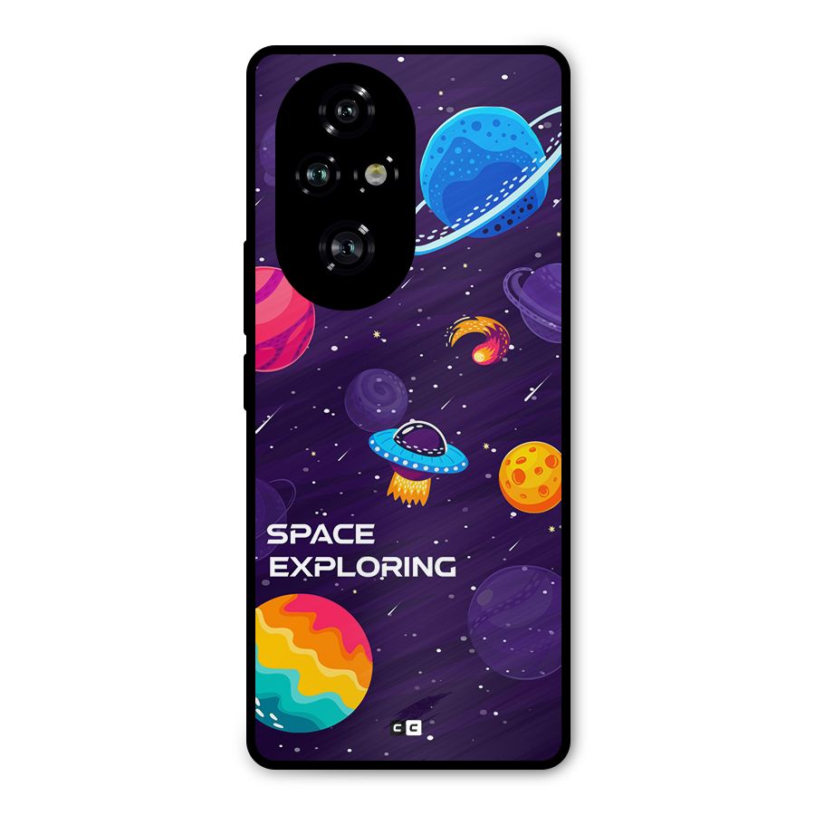 Space Exploring Metal Back Case for Honor 200 Pro