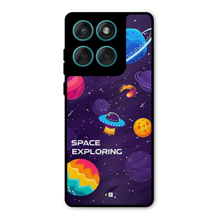 Space Exploring Metal Back Case for Motorola Edge 60 Fusion