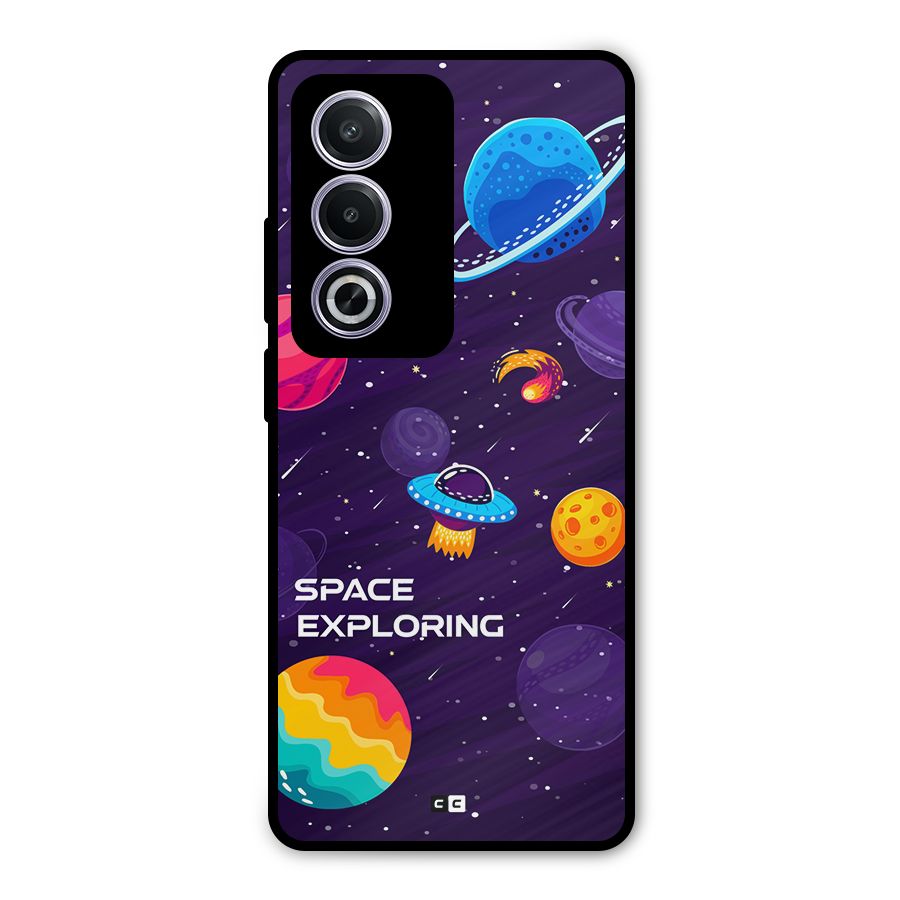 Space Exploring Metal Back Case for Oppo A3 Pro