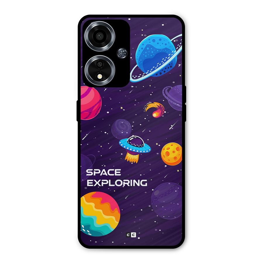 Space Exploring Metal Back Case for Oppo A59