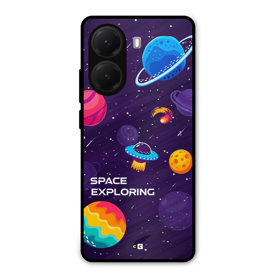 Space Exploring Metal Back Case for Poco X7 Pro